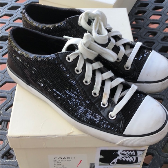 coach sequin shoes